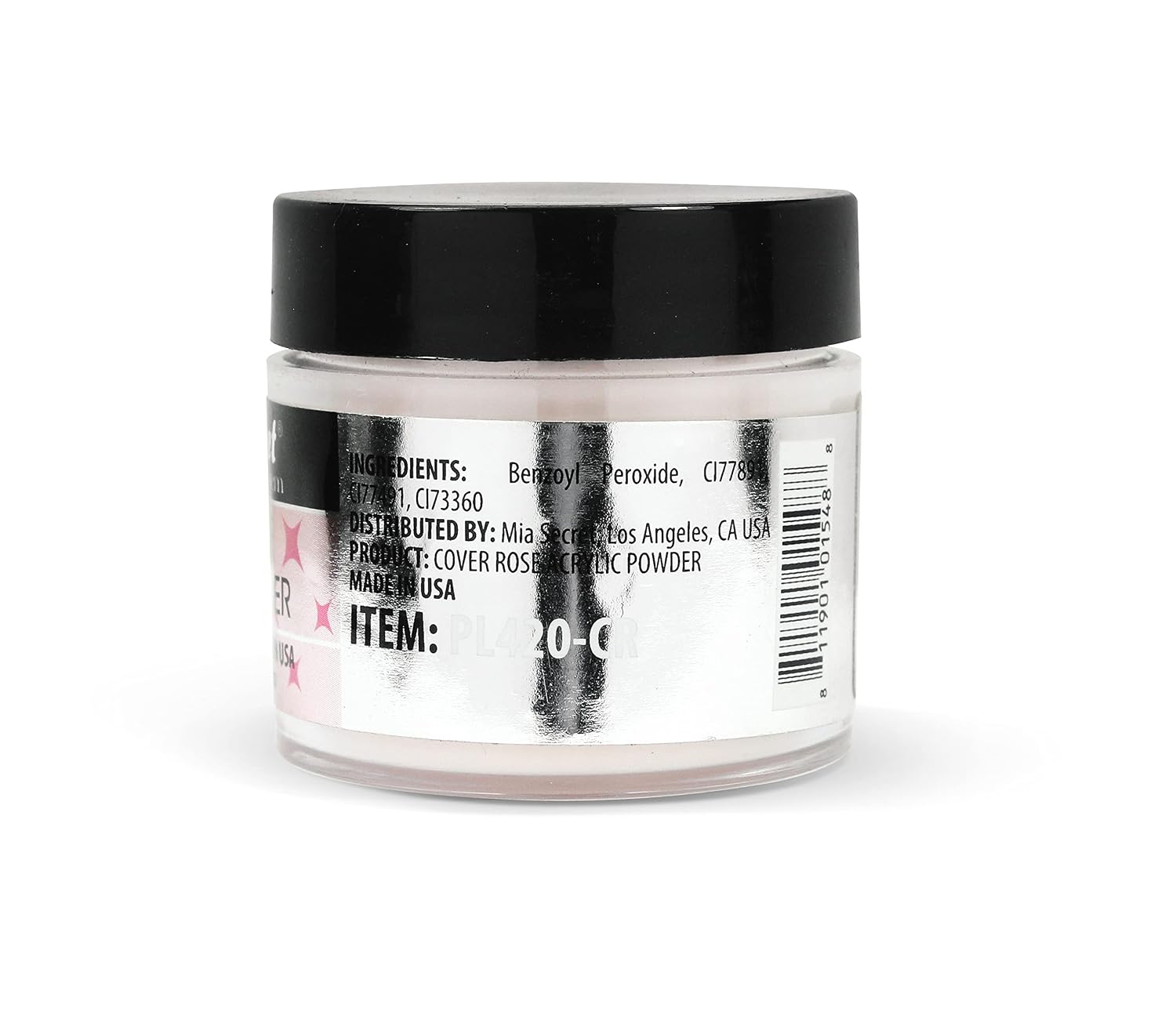 Mia Secret Cover Rose 1oz acrylic powder jar - 2