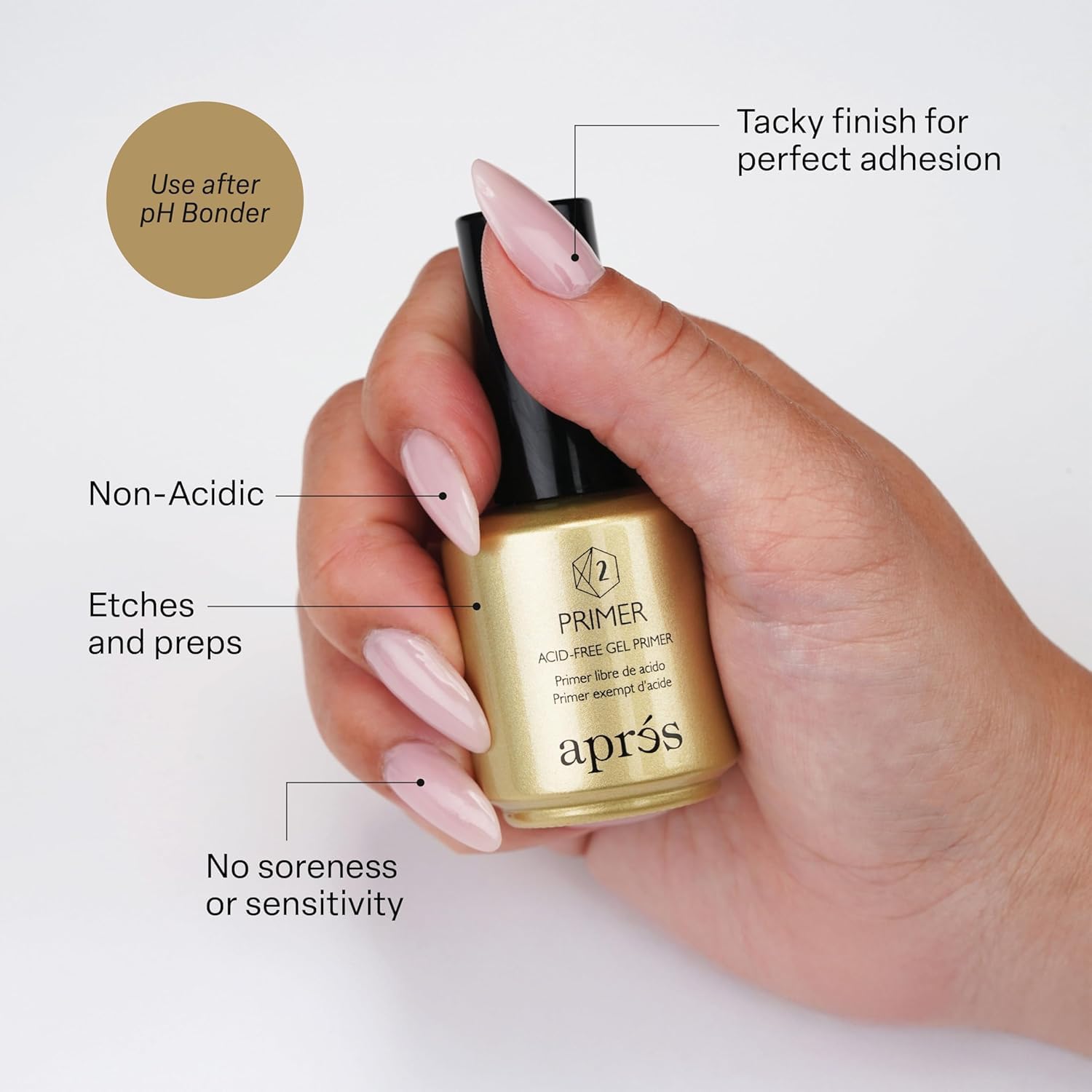 APRÉS Gel-X extension gel kit: Extend Gel, pH Bonder and Non-Acidic Primer bottles - 3