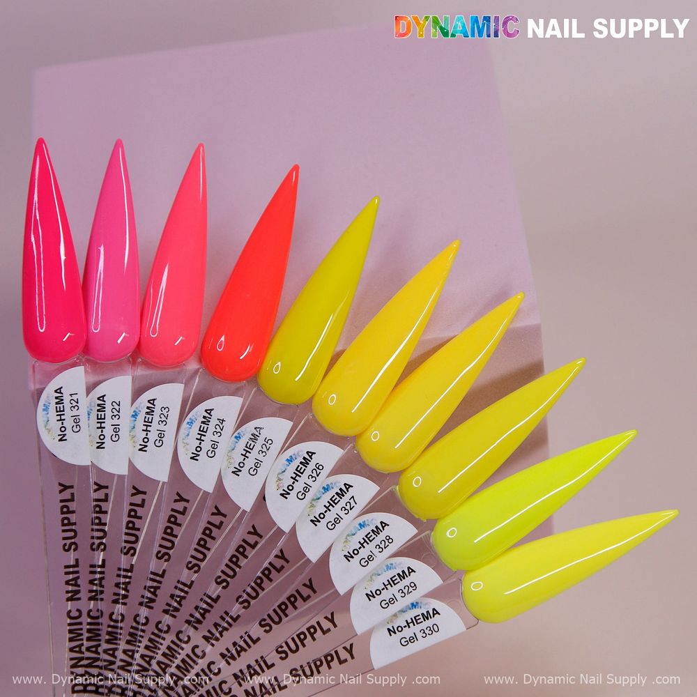 Bright summer gel polish bottles - 3