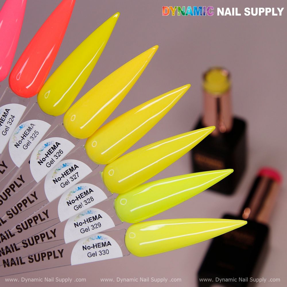 Bright summer gel polish bottles - 4