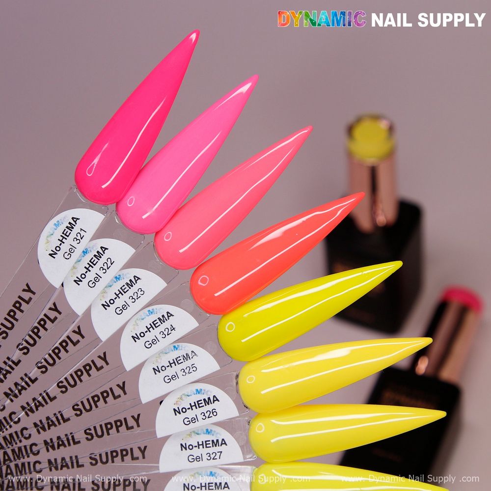 Bright summer gel polish bottles - 5
