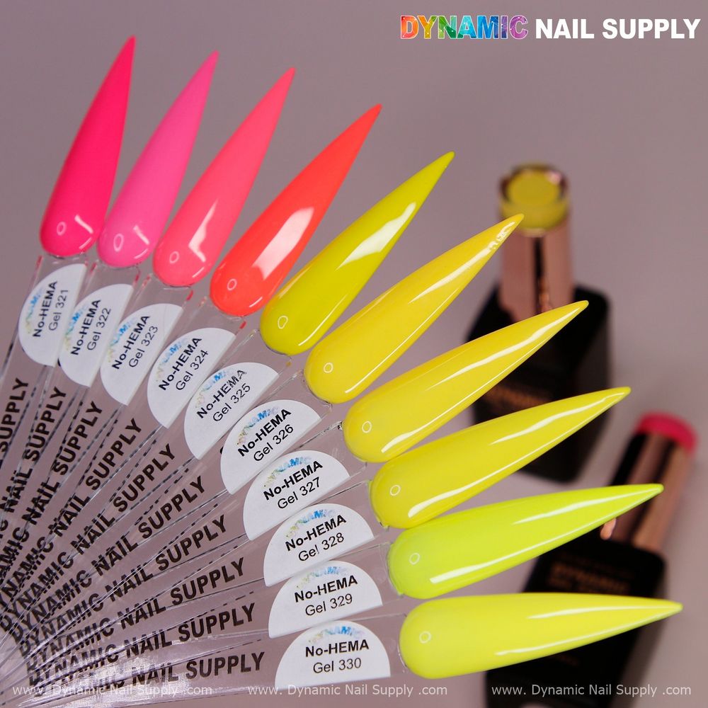 Bright summer gel polish bottles - 6
