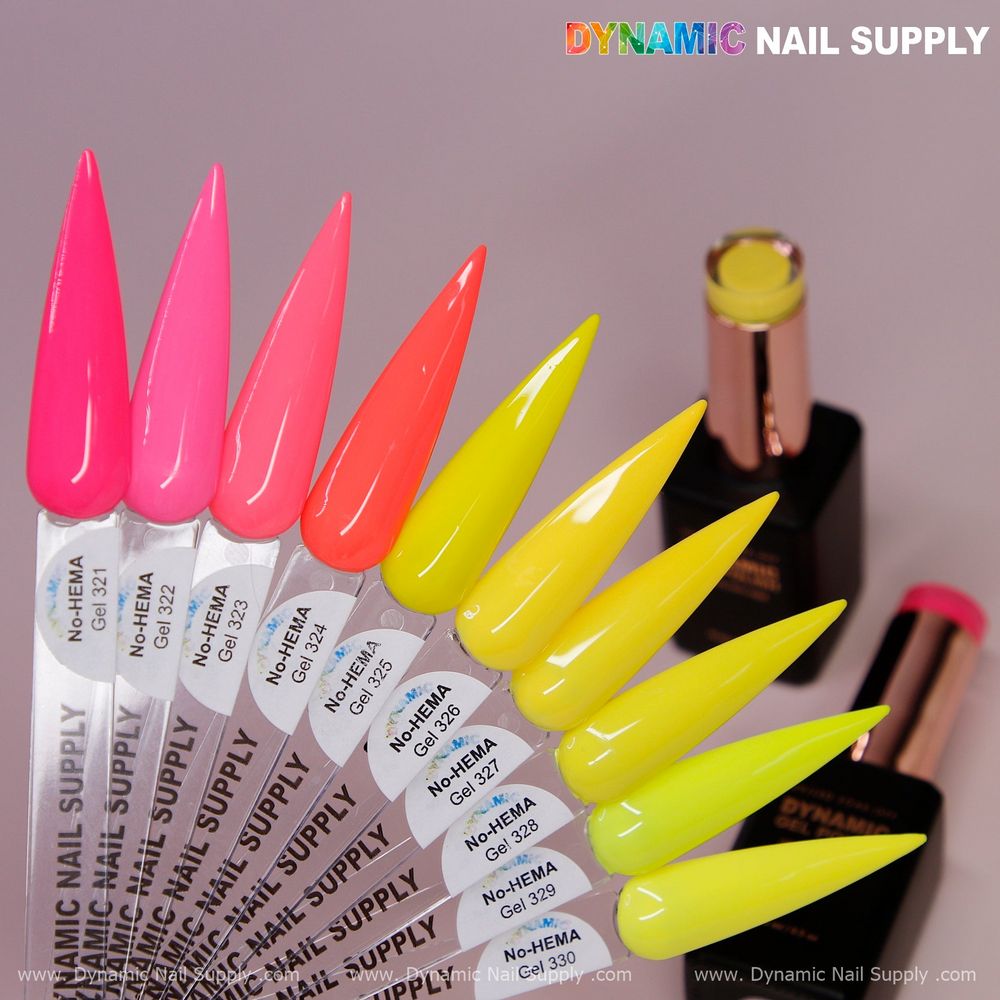 Bright summer gel polish bottles - 7