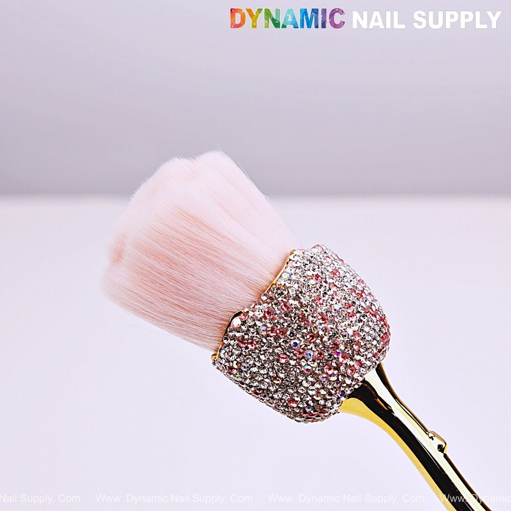 pink white ombre dust brush - 2